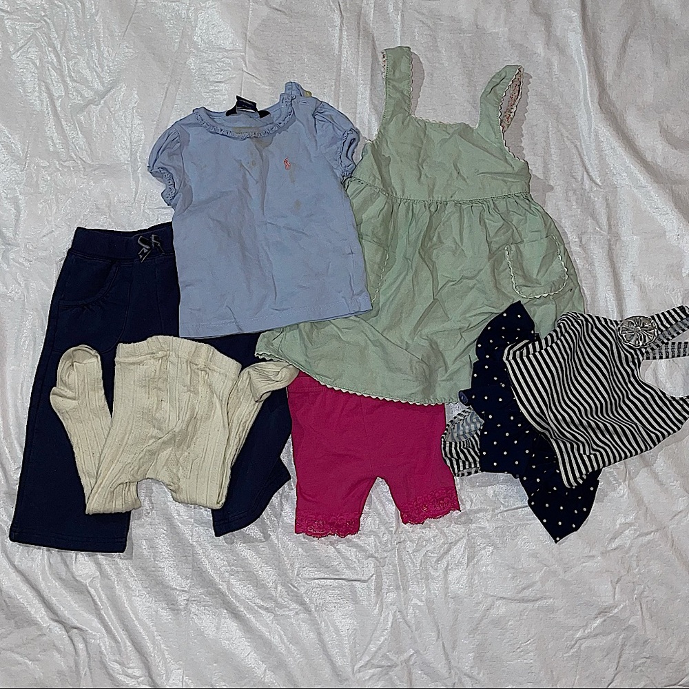 Bundle of 6 Girls Clothing size 12M VGUC and EUC